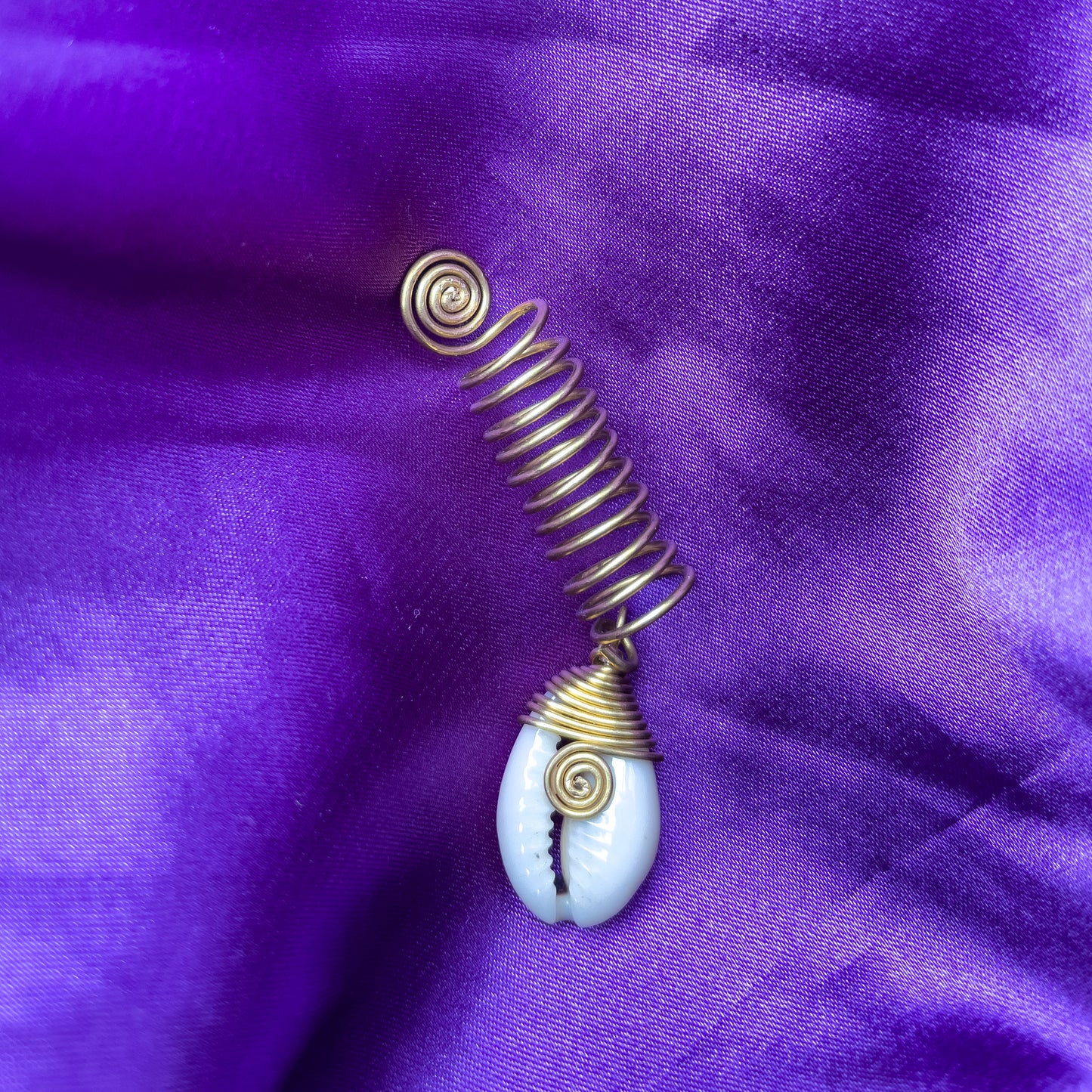 Bijoux locs/cheveux en laiton africain